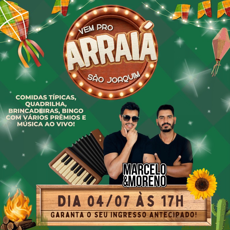 Arraiá São Joaquim 2026