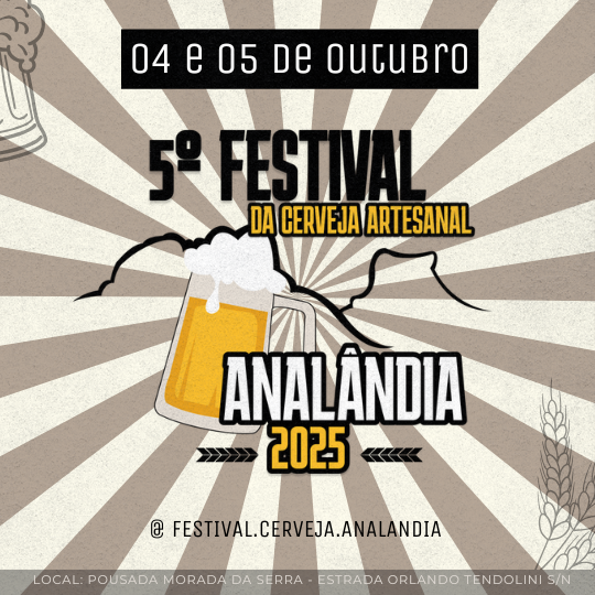 5º Festival de cerveja artesanal de Analândia 5º Festival de cerveja artesanal de Analândia