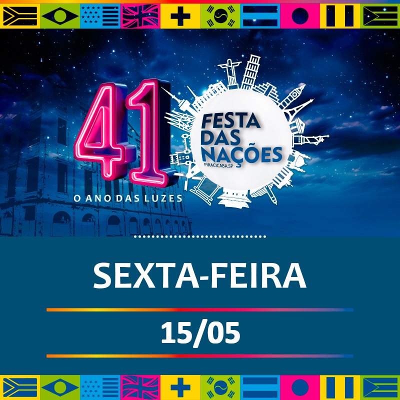 SEXTA-FEIRA (15/05)
