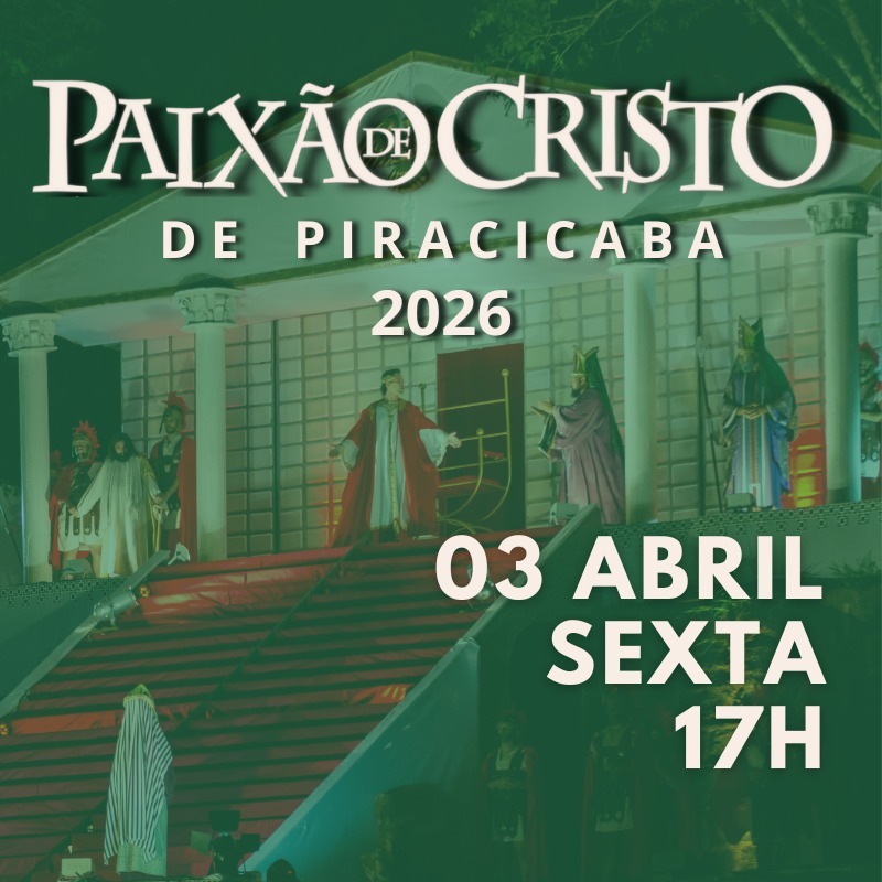 Paixão de Cristo (SEXTA - 03/04) 17h.