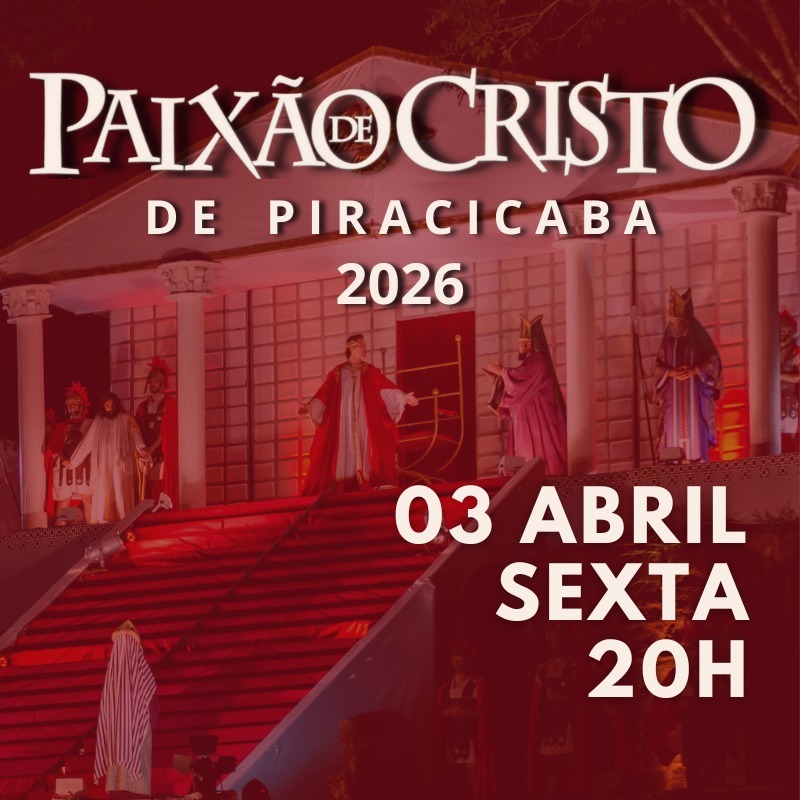 Paixão de Cristo (SEXTA - 03/04) 20h.