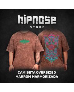HIPNOSE - O CAMINHO DO DESPERTAR - 1º Lote (Camiseta - Oversized Marrom Marmorizada)