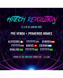 Hi-Tech Revolution Festival #8 - Lote Promocional (Ingresso + Camiseta P)