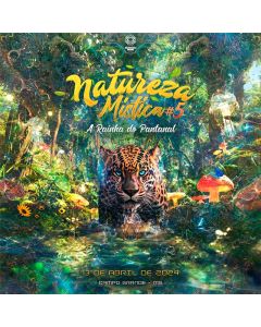 Natureza Mística 5: A Rainha do Pantanal - 3º Lote (Ingresso + Copo) - Meia Entrada Solidária*