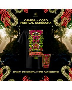Festival Egregora - Boiuna - 1º Lote (CAMISETA + COPO)