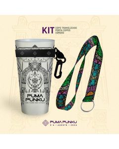 Puma Punku Festival - Kit Completo (c/ copo Translúcido)