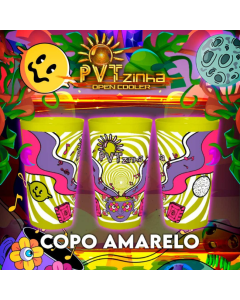 PVTzinha OPEN COOLER - Copo Amarelo