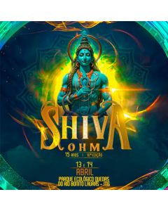 Shiva Ohm 15 Anos - 3º Lote (Combo 2 Ingressos) - Meia Solidária*