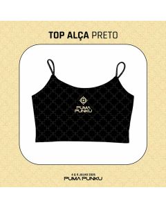 Puma Punku Festival - 11 Anos - TOP ALÇA (PRETO)