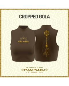 Puma Punku - Ed. Especial 10 Anos - Cropped Com Gola (Marrom)