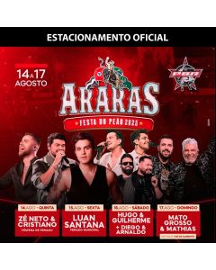 FESTA DO PEÃO DE ARARAS - Estacionamento (PASSAPORTE)