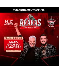 FESTA DO PEÃO DE ARARAS - Estacionamento (Domingo)